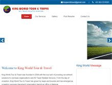 Tablet Screenshot of kingworldgroups.com